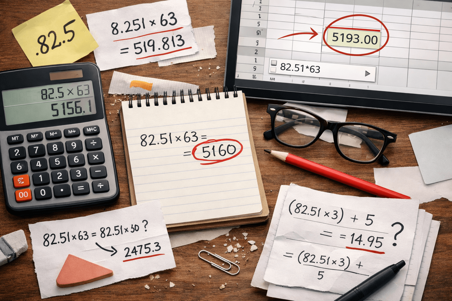 Common Mistakes When Calculating 82.51×63 (And How to Avoid Them) 82.51x63
