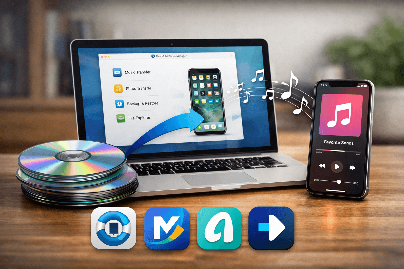 Method 2: Transfer CD to iPhone Without iTunes (Recommended) CDiPhone