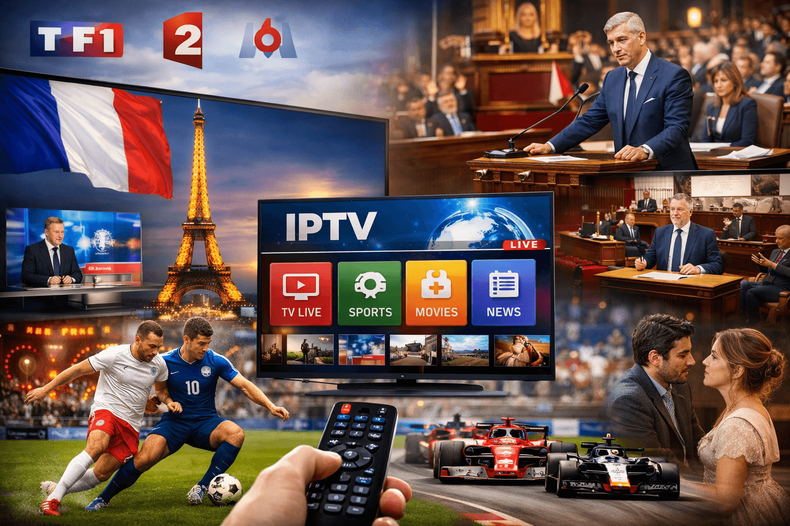 Most Popular IPTV France Channels and Content Categories IPTV France
