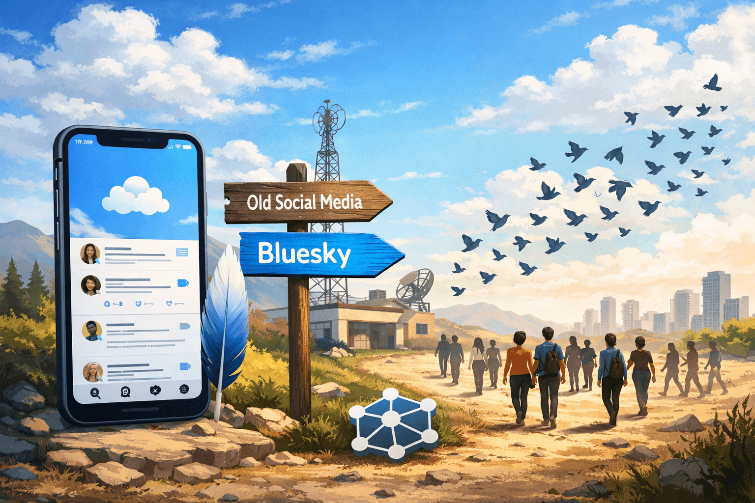 Understanding Bluesky: The Platform That Promised to Be Different BlueskyConnellanMashable