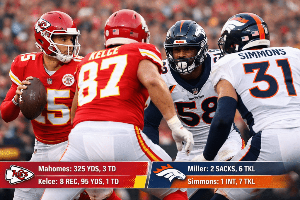 Kansas City Chiefs Vs Denver Broncos Match Player Stats Kansas City Chiefs Vs Denver Broncos Match Player Stats