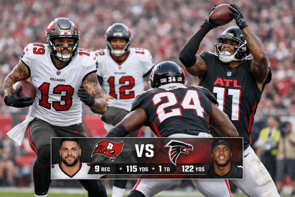 Tampa Bay Buccaneers Vs Atlanta Falcons Match Player Stats